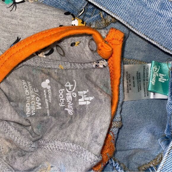 Mickey Mouse Denim Overalls and T-Shirt Set - Picture 6 of 7
